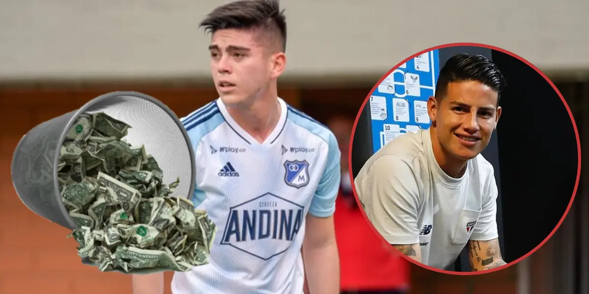 Lo inflaron como nuevo James y el insólito valor de Daniel Ruiz tronco en Millos