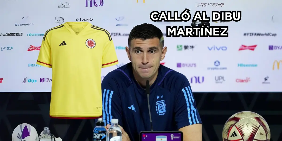 Lo piden en la Selección Colombia. (Foto del Dibu tomada de Mundo Deportivo y foto de la camiseta de Colombia de la tienda Adidas Colombia).