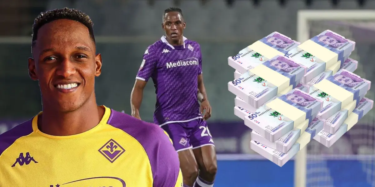 Lo podrían sacar de Italia y los millones que gana Yerrry Mina en la Fiorentina