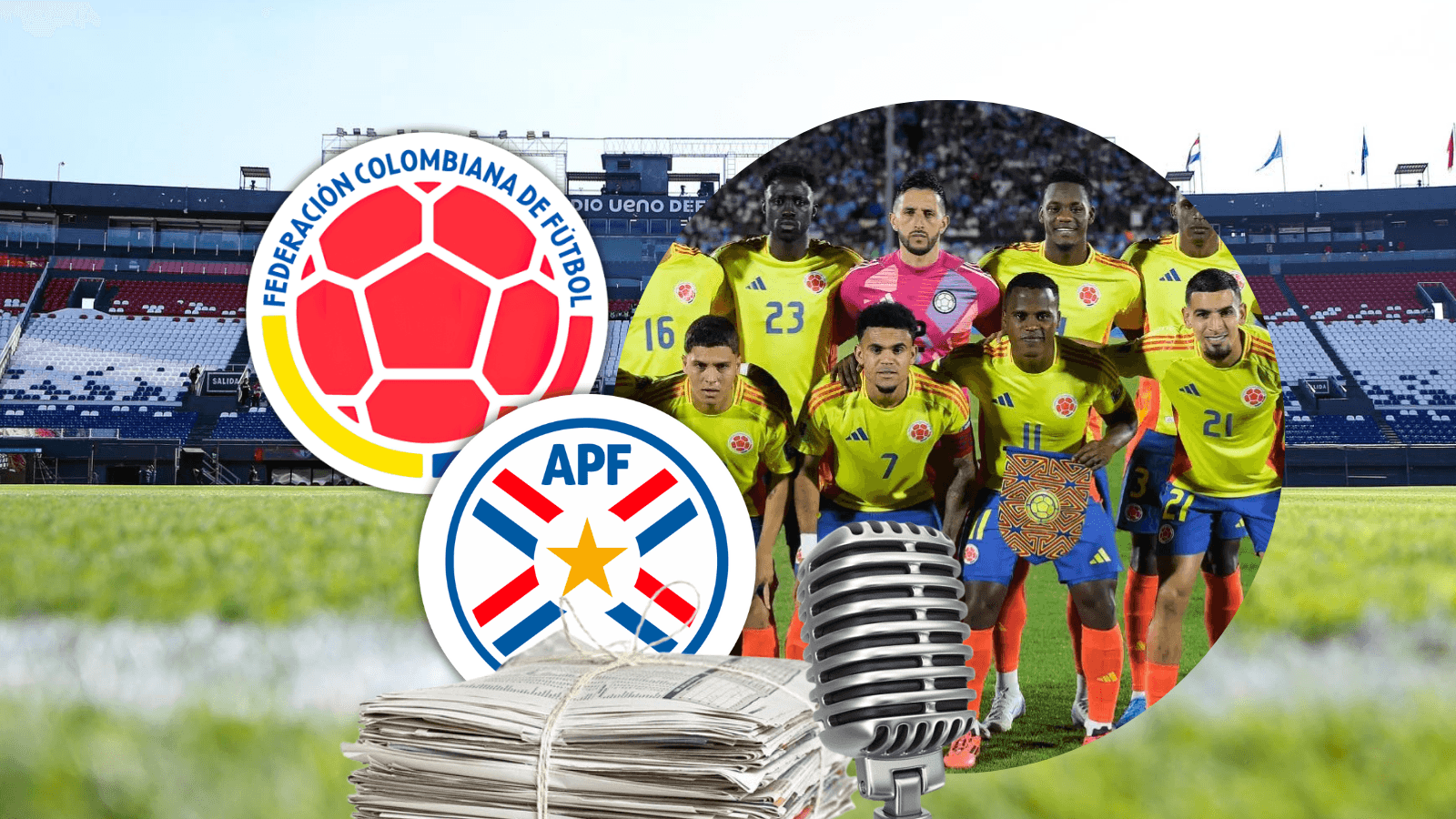 Lo que advierten los paraguayos antes del choque con Colombia Foto: Albirroja, FCF, Escudoteca, Pexels