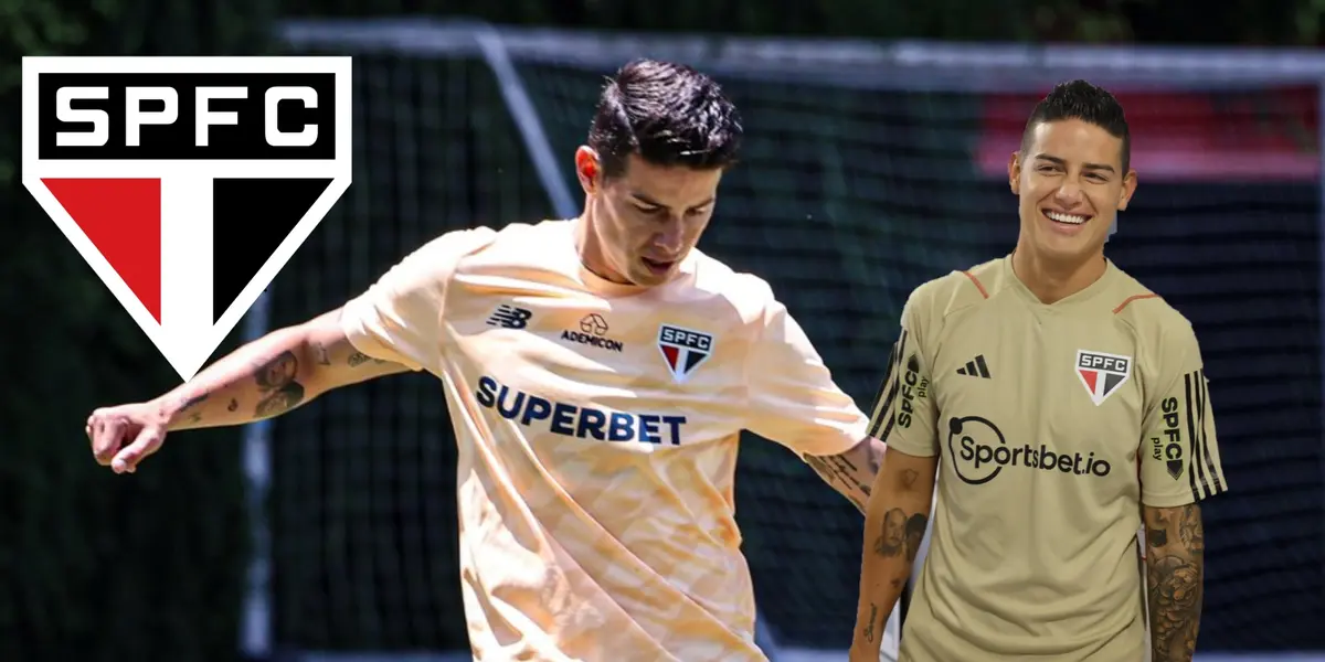 Lo que dicen los aficionados al ver a James Rodríguez en el Sao Paulo de Brasil