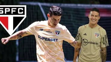 Lo que dicen los aficionados al ver a James Rodríguez en el Sao Paulo de Brasil