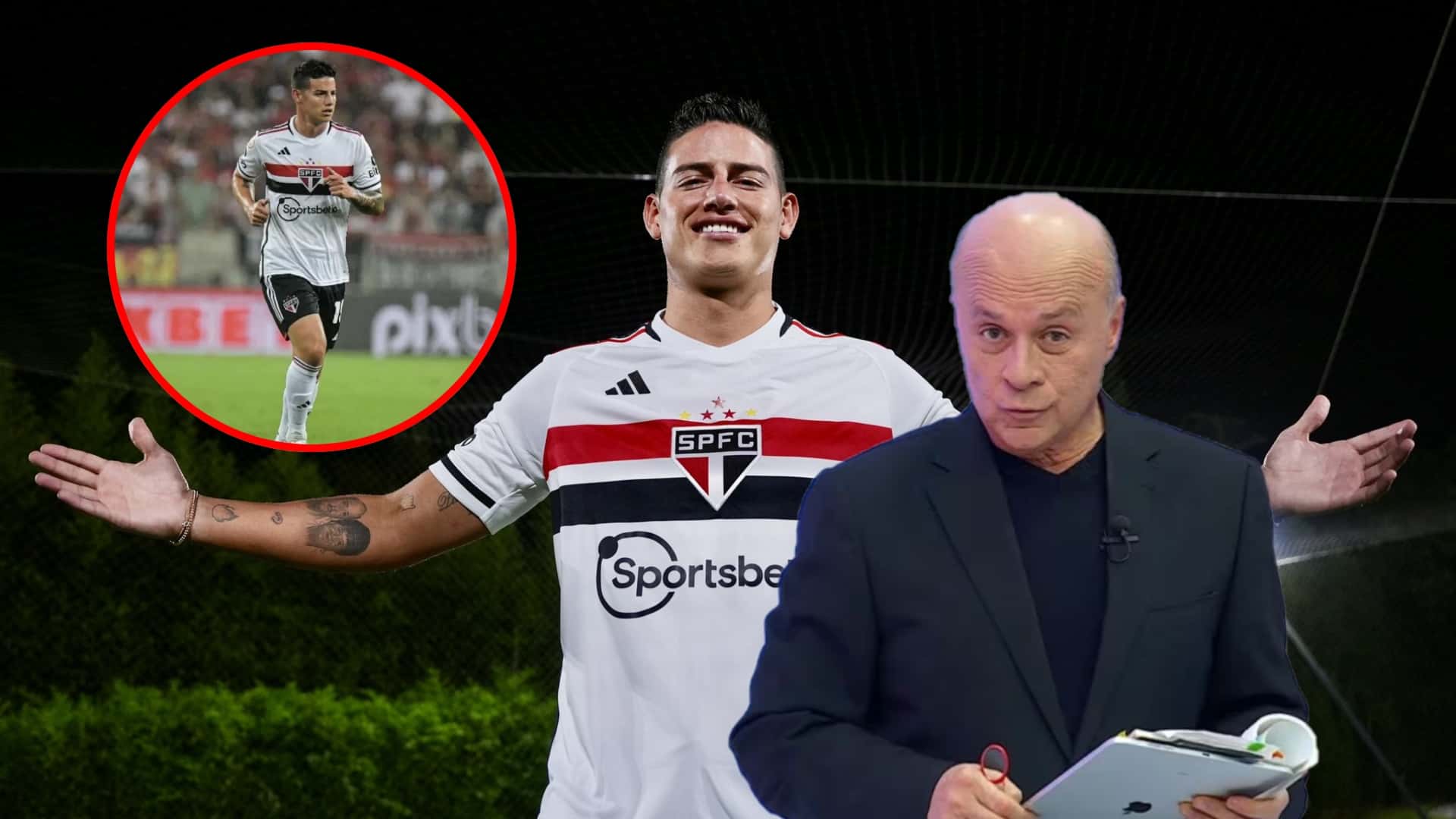 Lo que dijo Carlos Antonio Vélez por actuación de James con Sao Paulo en Brasil