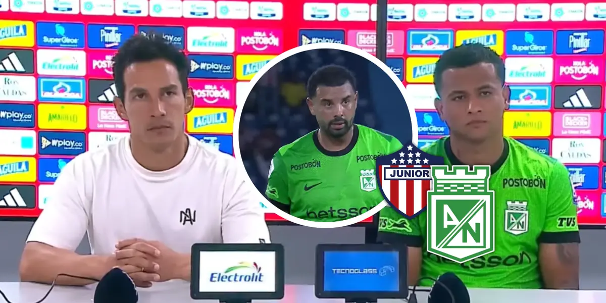 Lo que dijo Diego Arias tras perder el punto invisible con Nacional Foto: Dimayor, Escudotreca y Captura de Win Sports