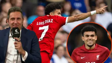 Lo que dijo Juan Pablo Varsky por Luis Díaz en la goleada Liverpool vs Arsenal  