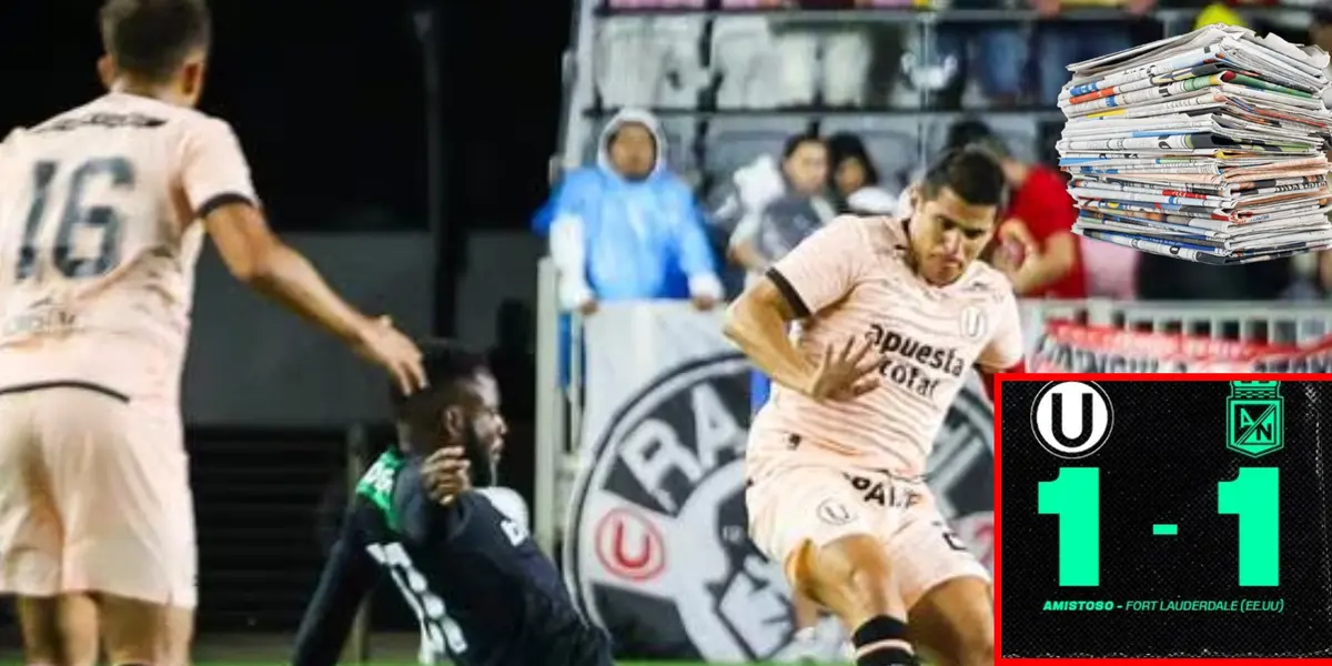 Lo que dijo la prensa en Perú al ver que Universitario frenó Nacional de Bodmer