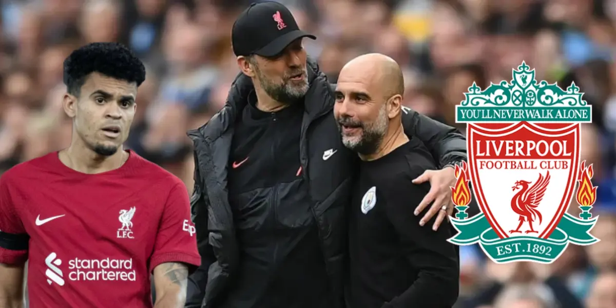 Lo que dijo Pep Guardiola al ver que Jürgen Klopp dejará Liverpool de Luis Díaz