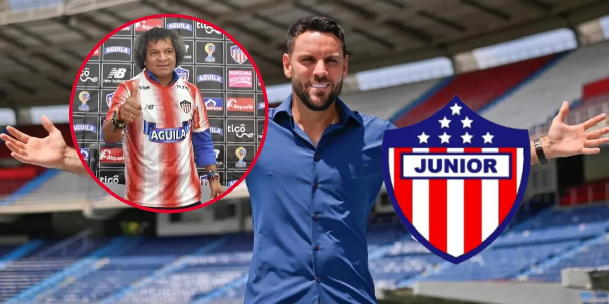 Lo que dijo Viera de Gamero en Junior (Foto tomada de Futbolete, El Heraldo y Junior redes)