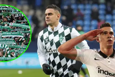 Lo que hizo Rafael Santos Borré que generó molestia en Werder Bremen de Alemania