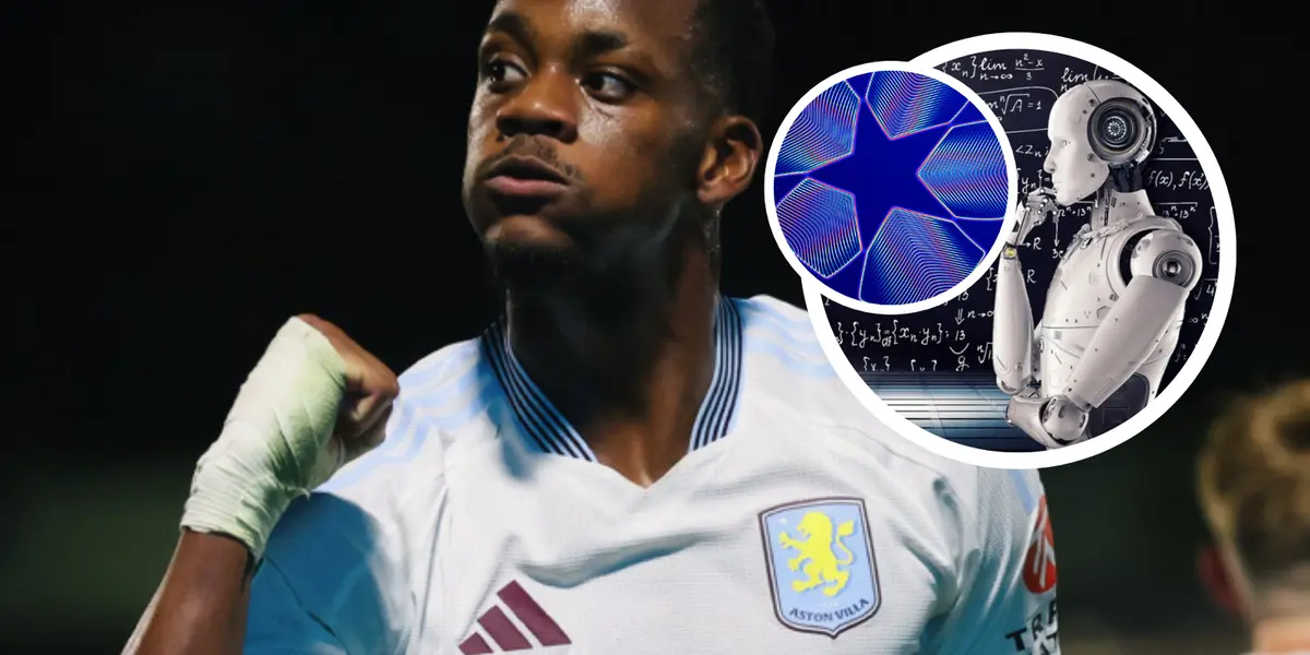 Lo que hubiese sido, la IA predice un resultado para Aston Villa con Jhon Durán Foto: UCL, SCI web y Aston Villa