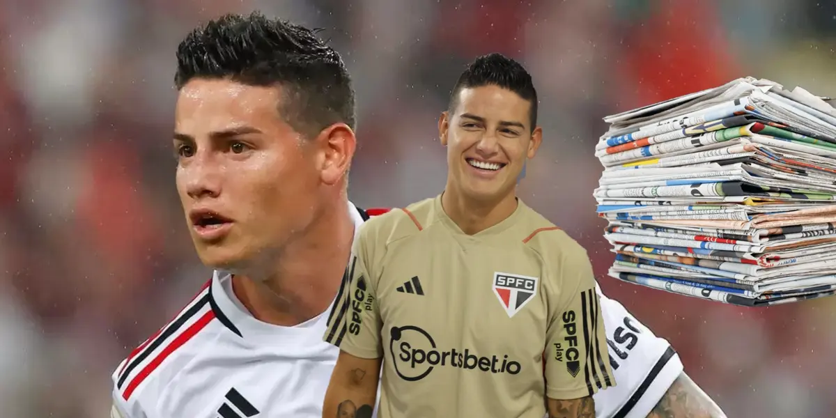 Lo que reveló la prensa brasileña sobre James Rodríguez en el nuevo Sao Paulo