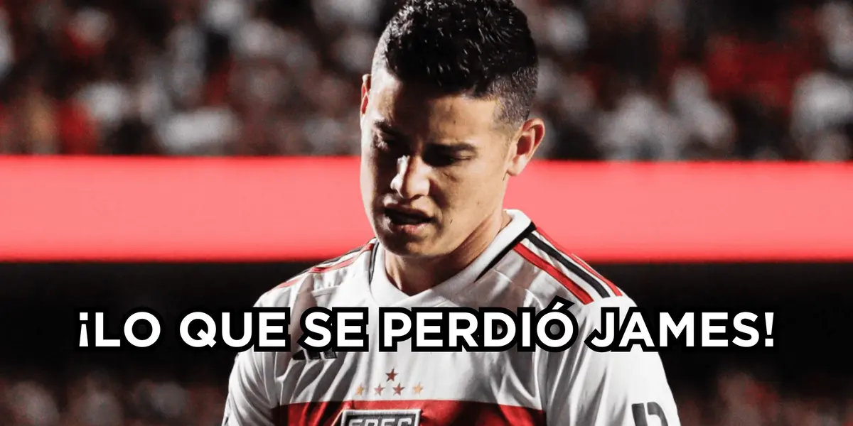 Lo que se perdió James por ir a jugar en Sao Paulo de Brasil.