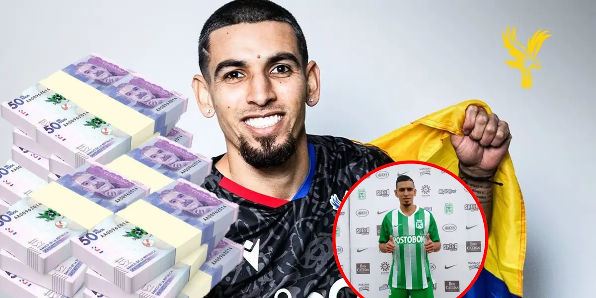 Lo que vale ahora Daniel Muñoz en el Crystal Palace donde es figura (Foto tomada de redes Crystal Palace y Goal)