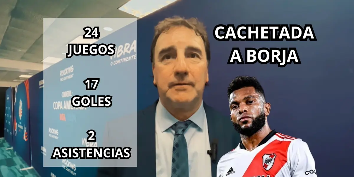 Lorenzo borró a Borja otra vez. Foto de Lorenzo FCF YouTube, Borja TyC Sports.