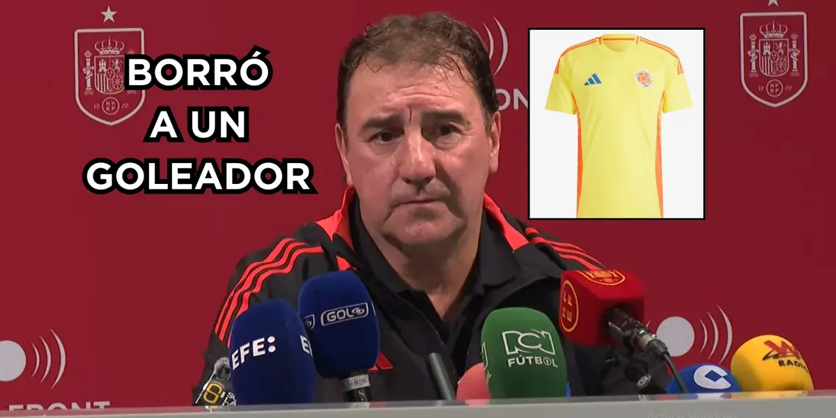 Lorenzo habló del goleador que borró. Foto tomada de captura de pantalla Gol Caracol en YouTube.