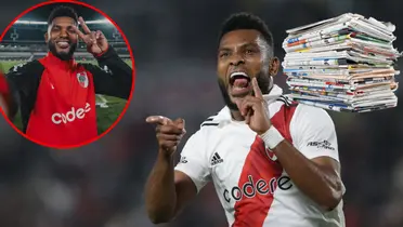 Lorenzo no lo llama y así se rindió prensa argentina ante Miguel Borja de River