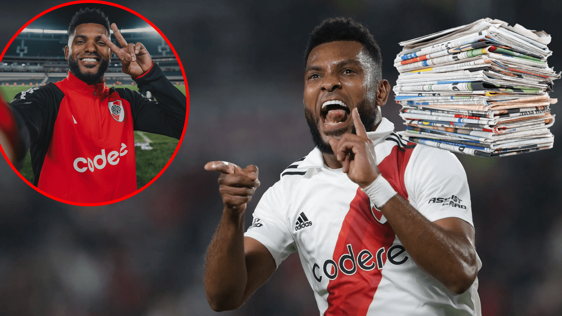 Lorenzo no lo llama y así se rindió prensa argentina ante Miguel Borja de River