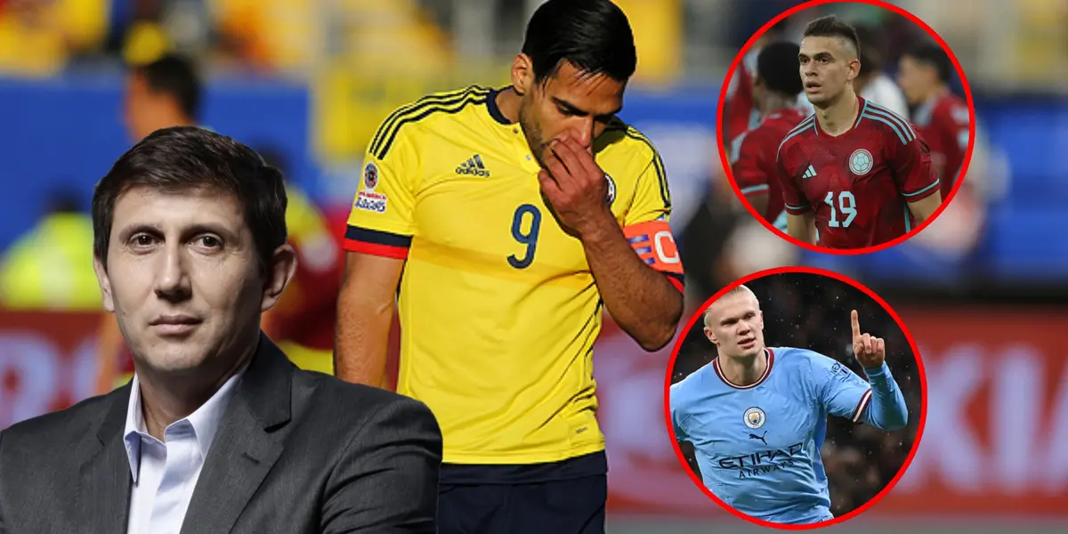 Lorenzo vería a Santos Borré como Haaland, lo que dijo Varsky de Radamel Falcao