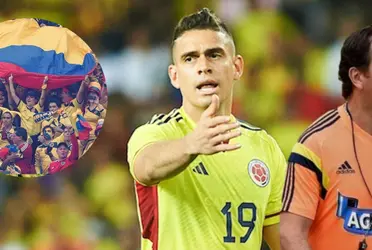 Los aficionados se manifestaron en redes sociales sobre Rafael Santos Borré