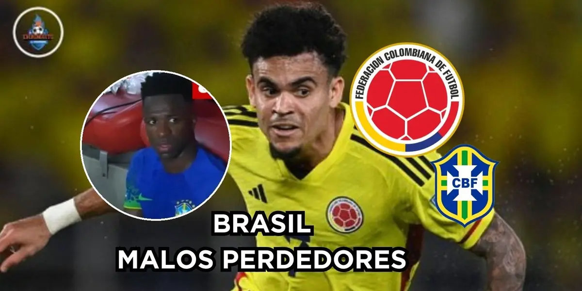 Los brasileños fueron malos perdedores contra Colombia.