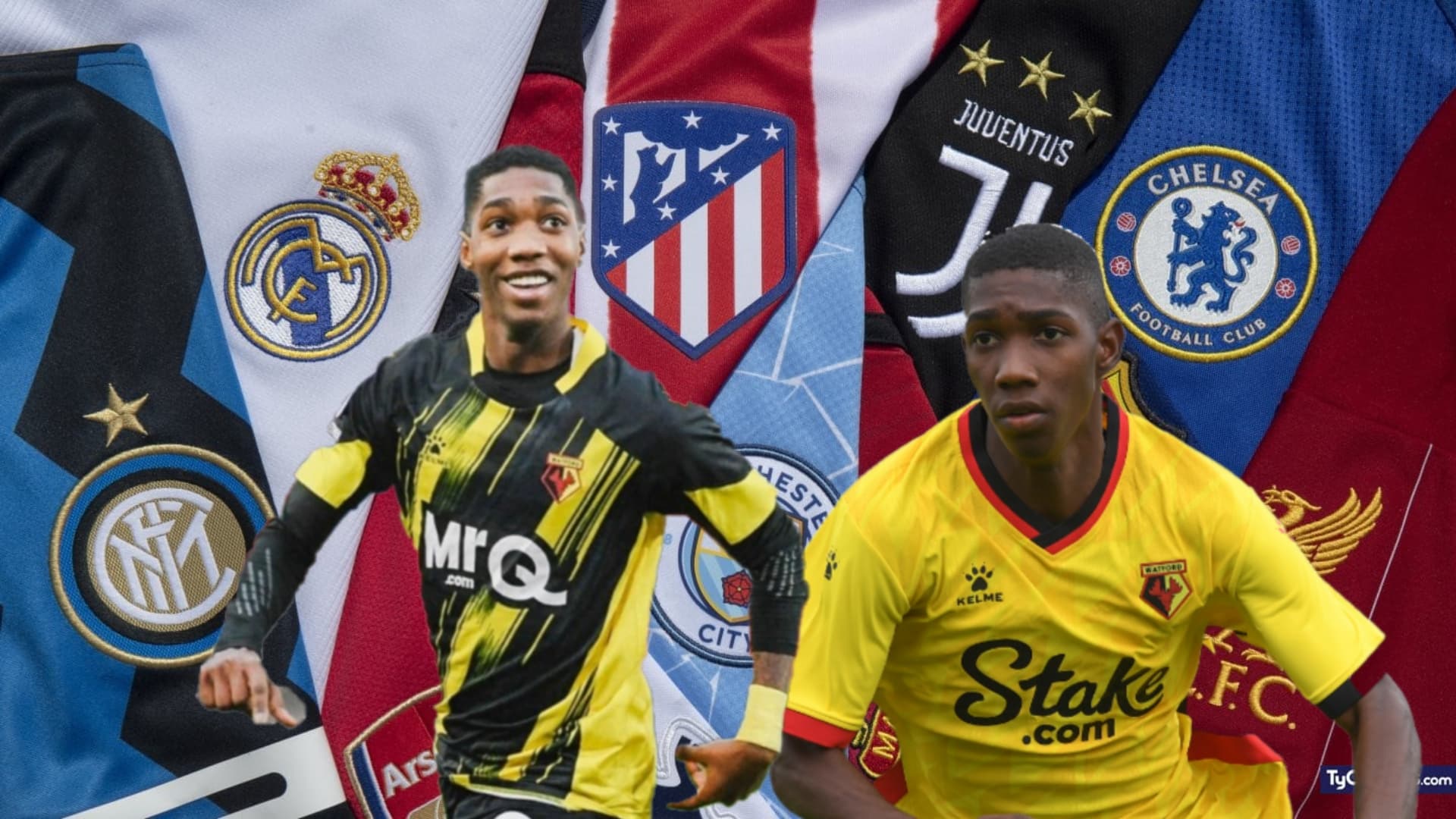 Los clubes que se pelean a Yaser Asprilla (Foto tomada de TyC Sports, Caracol Noticias)