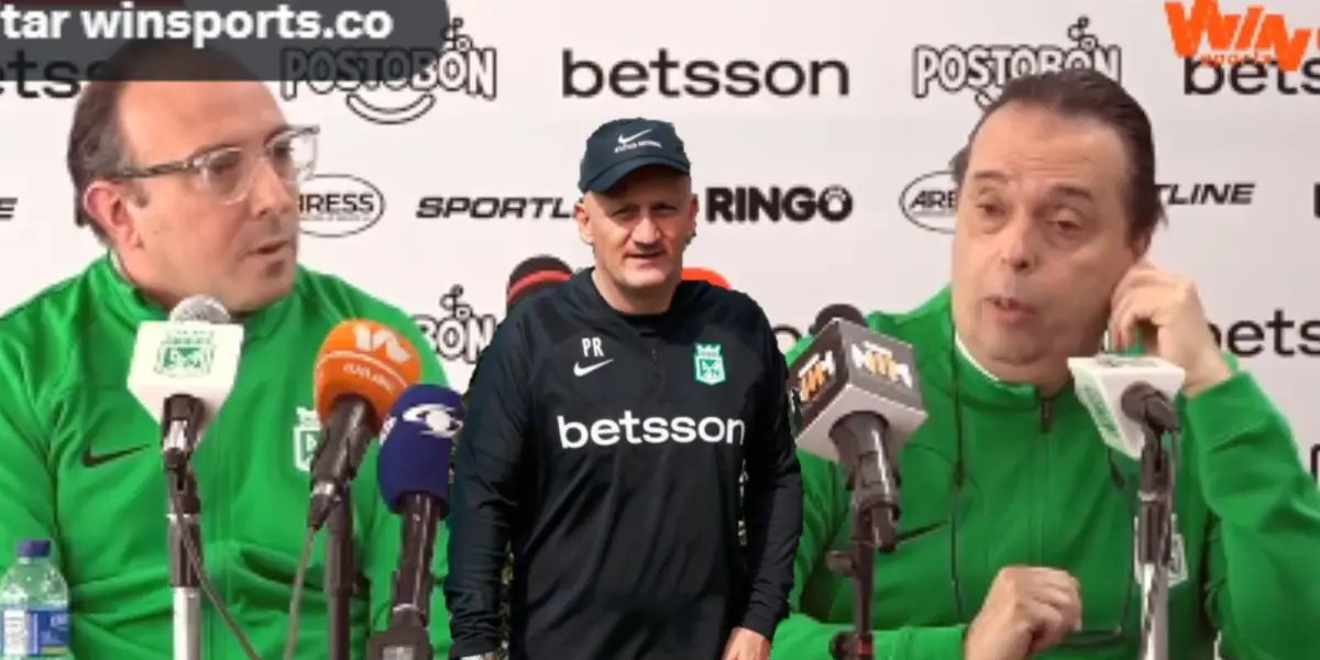 Los dirigentes de Atlético Nacional se atornillan al club (Foto tomada de Win Sports captura de pantalla y El Colombiano)