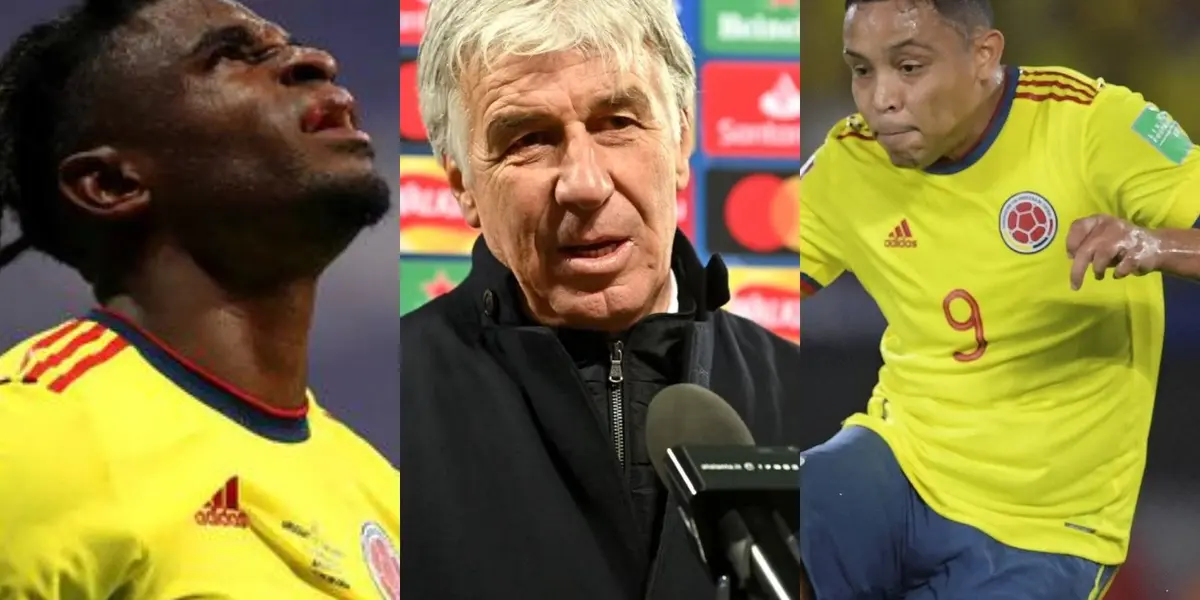 Los dos delanteros colombianos han perdido brillo en el Atalanta y su entrenador no da las mejores noticias de ambos.