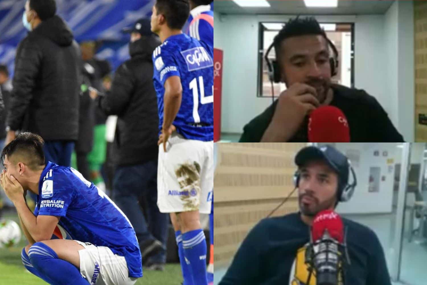 Los dos exjugadores hablaron sobre el mal momento de Millonarios lo que fue la derrota ante Deportivo Pereira en la liga colombiana
