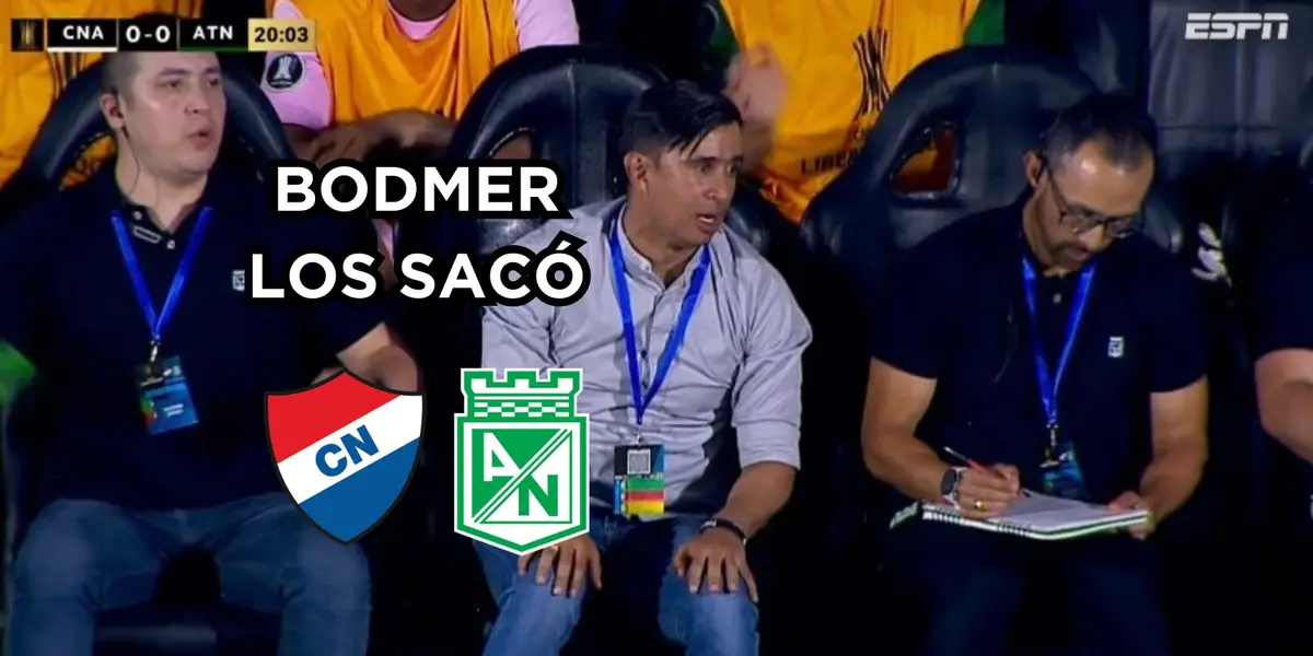 Los dos jugadores ni fu, ni fa, en Paraguay. Foto captura de pantalla de ESPN, logos de Wikipedia.