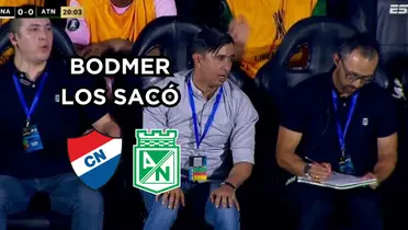 Los dos jugadores ni fu, ni fa, en Paraguay. Foto captura de pantalla de ESPN, logos de Wikipedia.