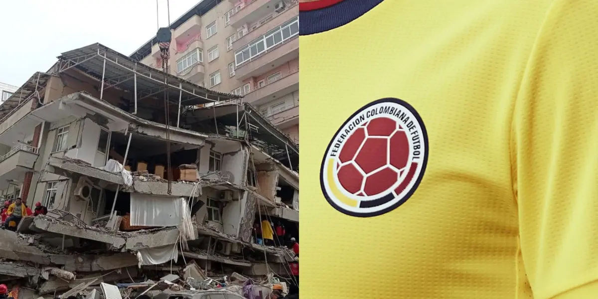 Los dos jugadores vistieron la camiseta de la Selección Colombia hace pocos días y están en shock por el terrible terremoto que sacudió a Turquía.
