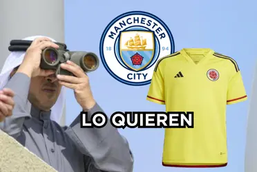 Los jeques árabes dueños del Manchester City quieren fichar a un jugador colombiano