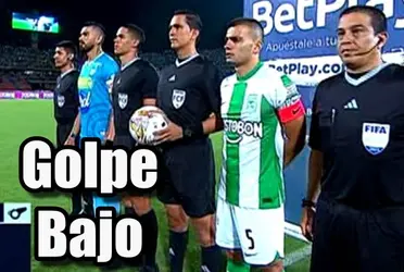 Los hinchas de Atlético Nacional le dan un golpe bajo al Verde en el juego contra Jaguares de Córdoba.