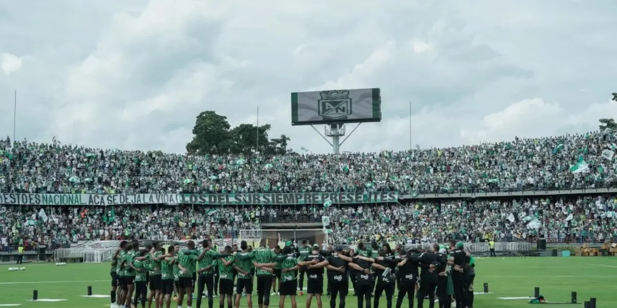 Los hinchas de Atlético Nacional le dieron una muestra de apoyo impresionante al cuadro “Verdolaga” y se calienta el clásico.