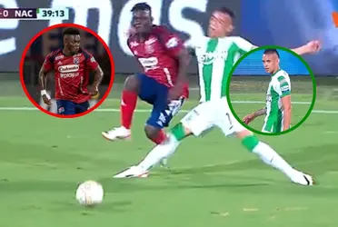 Los hinchas de Atlético Nacional le mandan unos sablazos a Neyder Moreno.