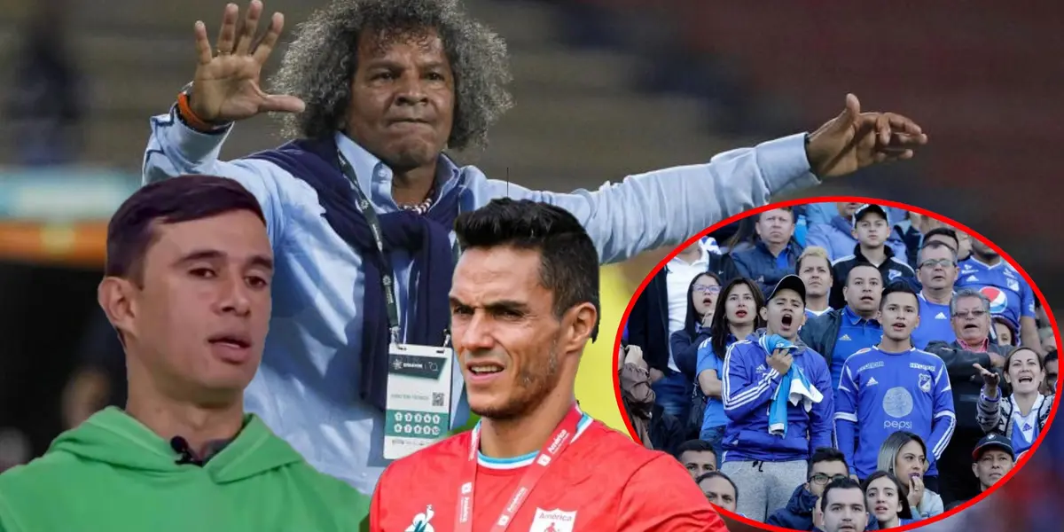 Los hinchas de Millonarios ser hartaron de Gamero (Foto tomada de El Colombiano, Futbolred, Caracol Radio)