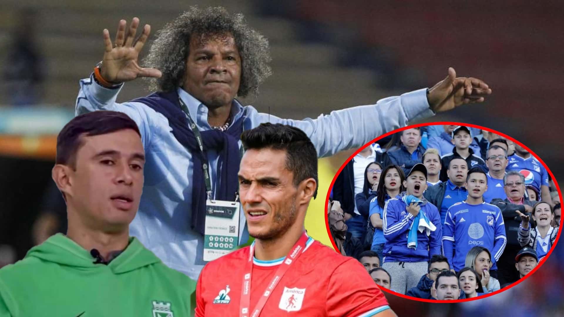 Los hinchas de Millonarios ser hartaron de Gamero (Foto tomada de El Colombiano, Futbolred, Caracol Radio)