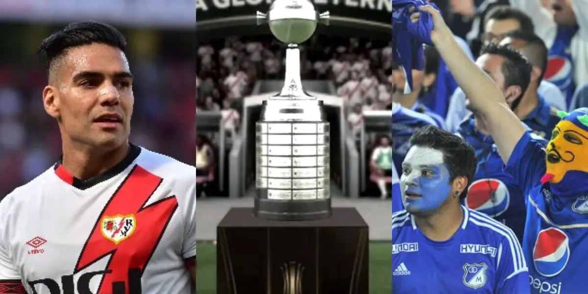 Los hinchas de Millonarios FC le mandan un mensaje a Radamel Falcao otra vez y le asoman un dato de la Copa Libertadores de América 2023.