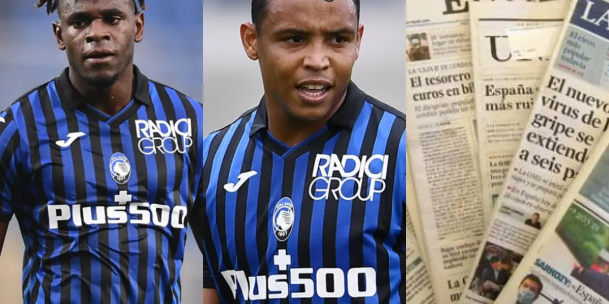 Los jugadores colombianos fueron titulares en el empate de Atalanta 1-1 ante Salernitana en Italia.