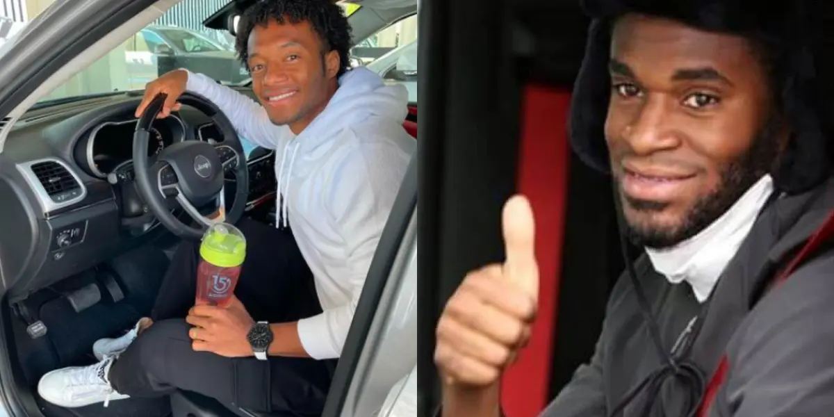 Los jugadores colombianos se destacan en las ligas internacionales pero también por sus lujos, en este caso por los carros.