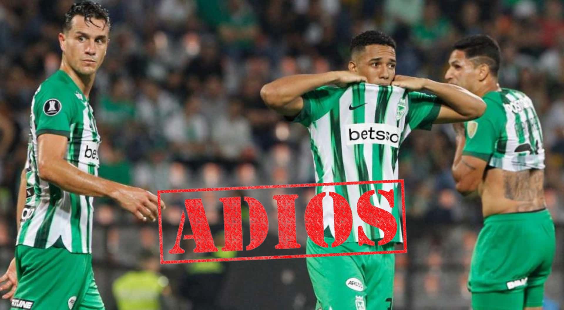 Los jugadores de Atlético Nacional en evidente estado de preocupación. FOTO: Futbolred
