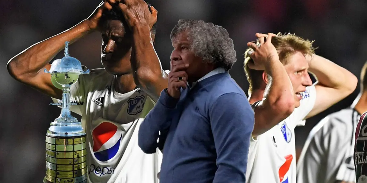 Los jugadores de Millonarios se lamentan por partido de Copa Libertadores