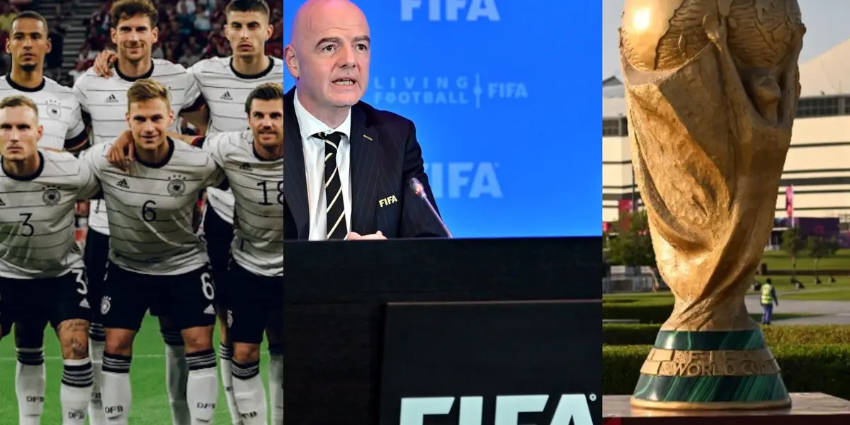 Los jugadores titulares de la Selección de Alemania hicieron una insólita acción previo al partido ante Japón