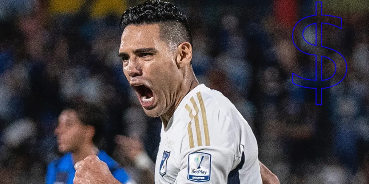 Los números hablaron más fuerte: Falcao y el adiós a Millonarios. Foto: Instagram