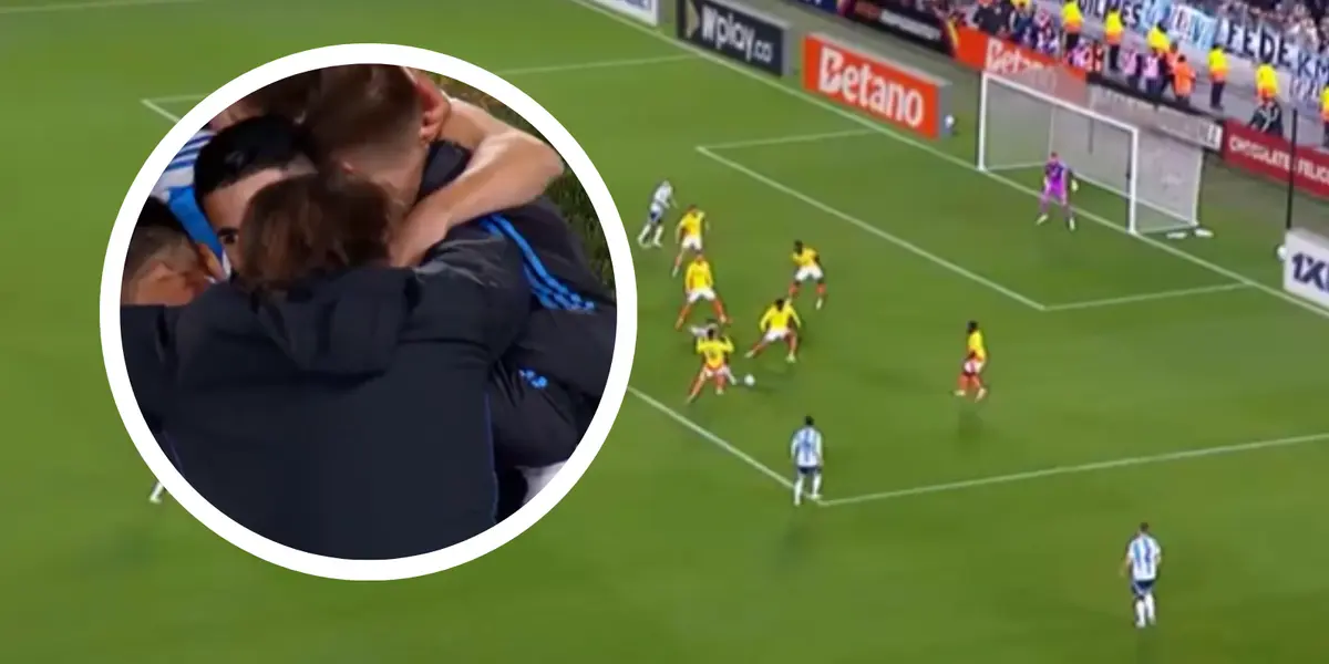 Lucumí lamentó la oportunidad perdida ante Argentina y dejó una frase dolorosa. Foto: Captura de Gol Caracol