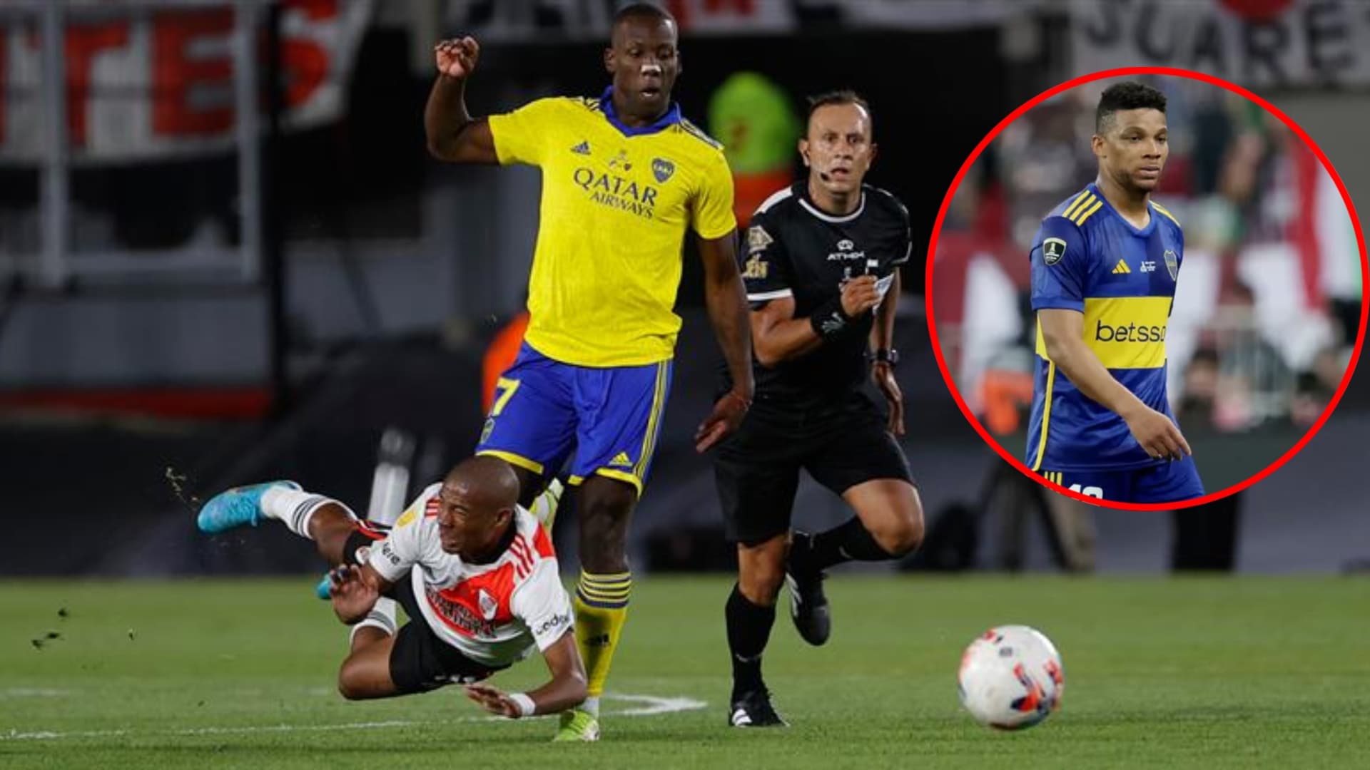 Luis Advíncula y Frank Fabra de Boca Juniors- Fotos: TN, Fútbol Peruano