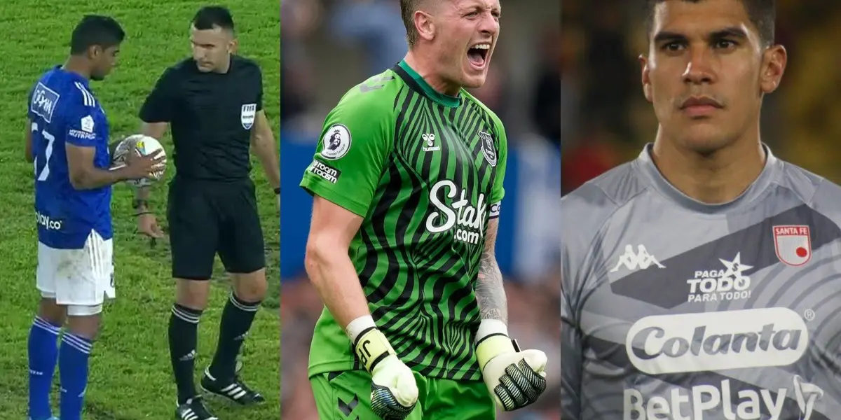 Luis Carlos Ruiz erró un penal en el partido ante Santa Fe que terminó atajando José Silva del cuadro cardenal