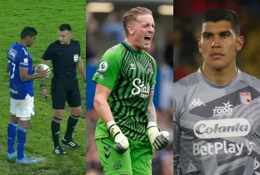 Luis Carlos Ruiz erró un penal en el partido ante Santa Fe que terminó atajando José Silva del cuadro cardenal