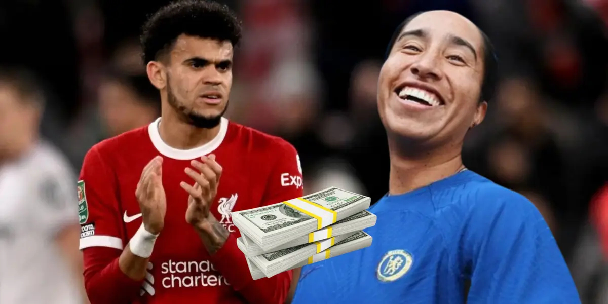 Luis Díaz, al lado Mayra Ramírez.