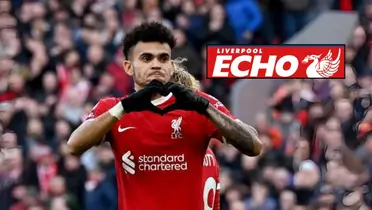 Rindieron pleitesía, lo que dijo el medio Liverpool Echo de Luis Díaz por su gol
